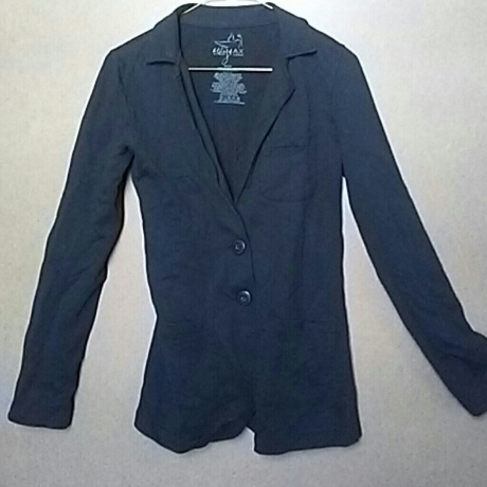 Womens black soft light jacket